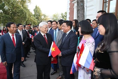 Tổng Bí thư: Gìn giữ và phát huy truyền thống quan hệ tốt đẹp Việt Nam - Liên bang Nga