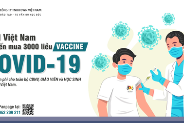 Một công ty về đào tạo - tư vấn du học Đức dự kiến mua 3.000 liều vaccine Covid-19