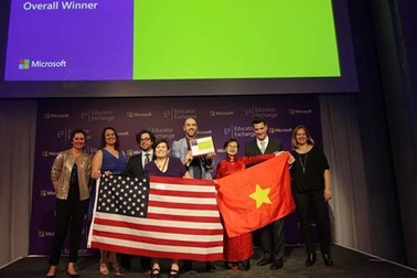 Giáo viên Việt Nam đạt giải cao nhất tại Diễn đàn Giáo dục Toàn cầu Microsoft