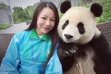 Đáng yêu chú gấu trúc thích chụp ảnh “tự sướng”