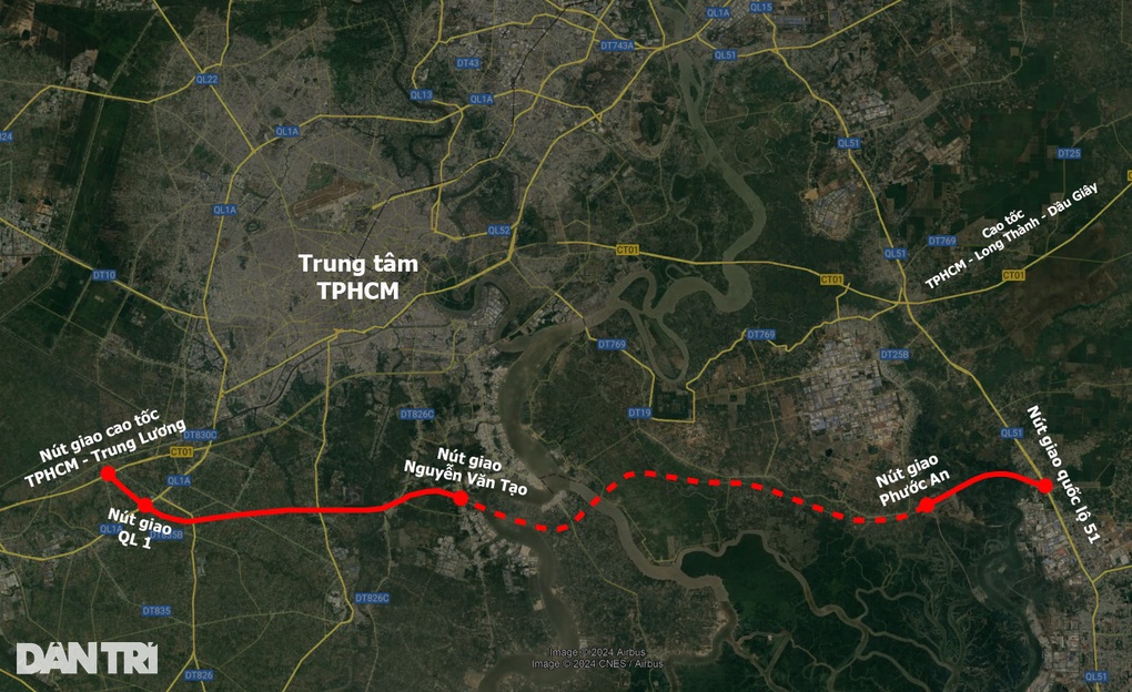 Thông xe 2 đoạn cao tốc Bến Lức - Long Thành trong tháng 11 - 1 Thông xe 2 đoạn cao tốc Bến Lức - Long Thành trong tháng 11 - 1