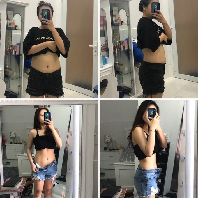 Đu thử thách giảm cân trong 2 tuần, gái xinh 2001 lột xác cực đỉnh khiến ai cũng trầm trồ - Ảnh 2. Đu thử thách giảm cân trong 2 tuần, gái xinh 2001 lột xác cực đỉnh khiến ai cũng trầm trồ - Ảnh 2.