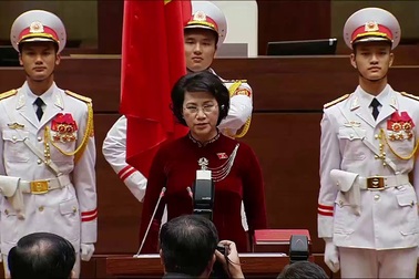 Bà Nguyễn Thị Kim Ngân tuyên thệ nhậm chức Chủ tịch Quốc hội