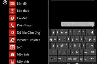 Windows Phone 8 sẽ hỗ trợ hoàn toàn ngôn ngữ tiếng Việt