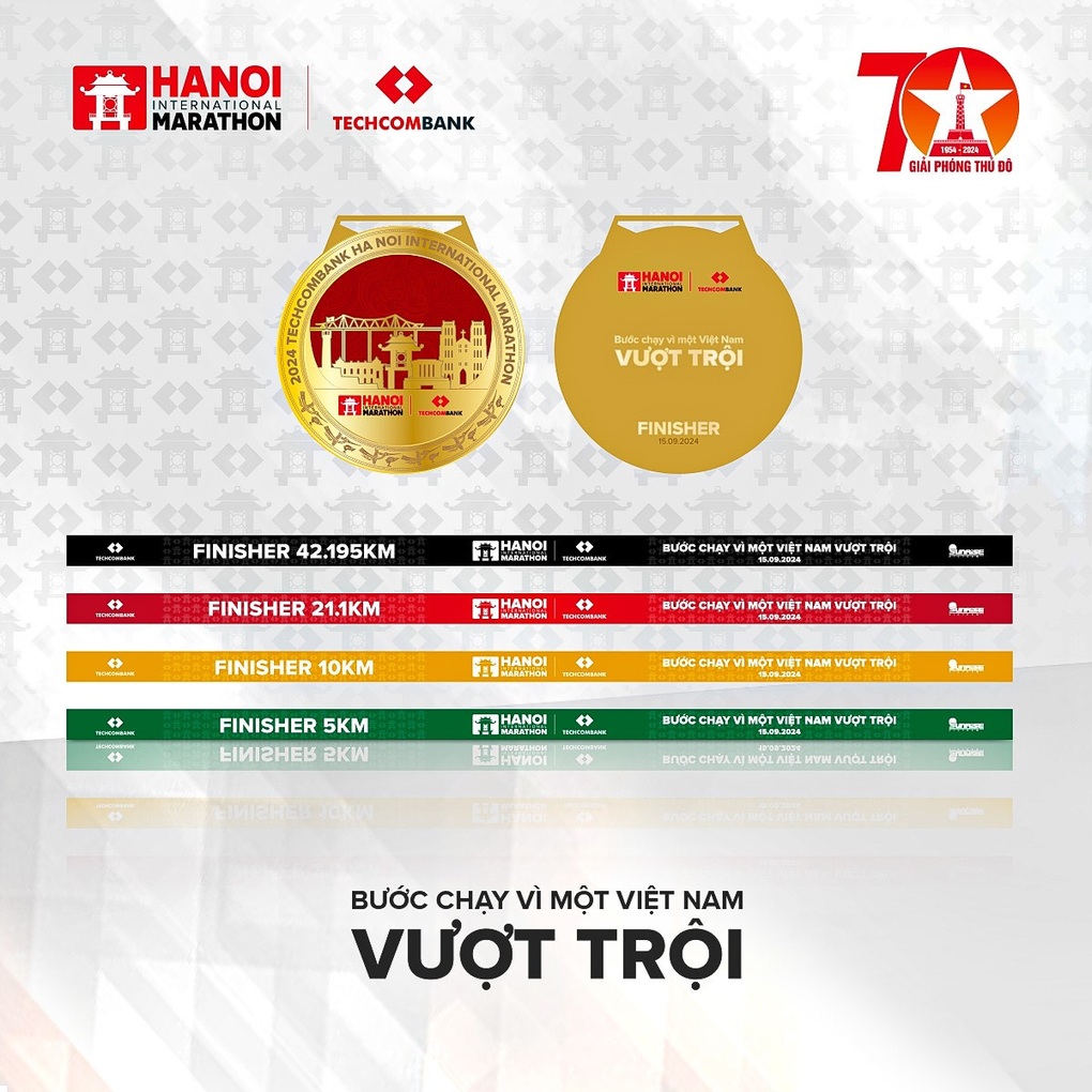 Giải Marathon Quốc tế Hà Nội Techcombank ra mắt bộ vật phẩm phiên bản đặc biệt - 2 Giải Marathon Quốc tế Hà Nội Techcombank ra mắt bộ vật phẩm phiên bản đặc biệt - 2