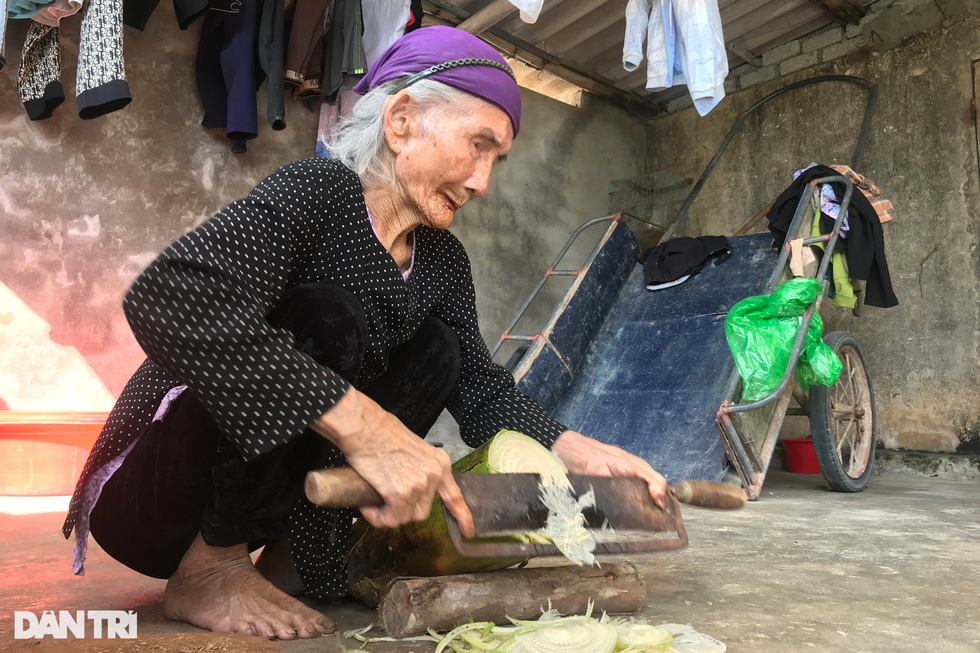 Làng trường thọ ở Nghệ An: Cụ bà 106 tuổi thái rau nuôi gà
