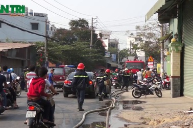Xưởng may Thái Bình bị lửa nhấn chìm lúc sáng sớm