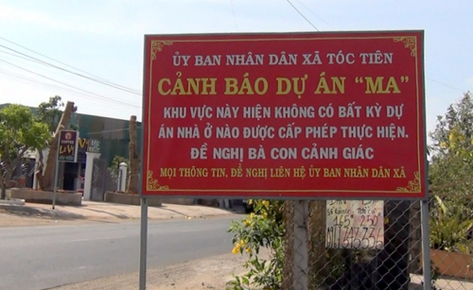 Dự án ma, lừa đảo làm xấu thị trường địa ốc, Bộ Xây dựng nói cách dẹp - 1 Dự án ma, lừa đảo làm xấu thị trường địa ốc, Bộ Xây dựng nói cách dẹp - 1
