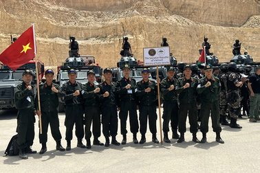 Việt Nam tham gia cuộc thi chiến binh thường niên tại Jordan