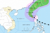Bão Phượng Hoàng vào Biển Đông với cường độ cấp 13, giật cấp 16