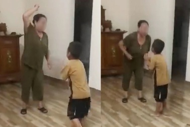 Xác minh thông tin bé trai bị bà nội vụt roi tới tấp vì đốt đống rơm