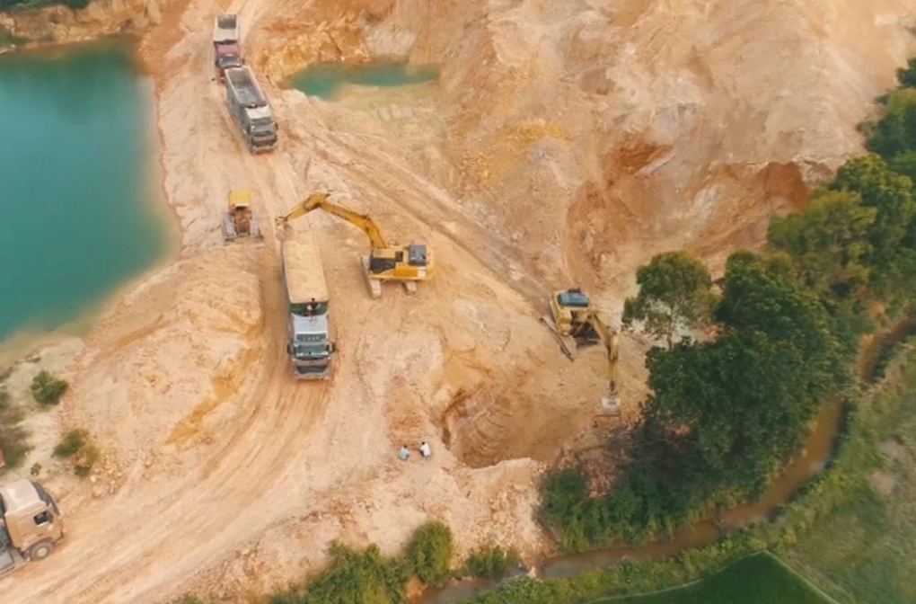 Vĩnh Phúc và Tuyên Quang phối hợp ngăn chặn khai thác khoáng sản trái phép - 1 Vĩnh Phúc và Tuyên Quang phối hợp ngăn chặn khai thác khoáng sản trái phép - 1