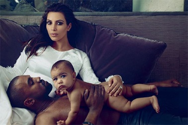 Hình ảnh đẹp của gia đình Kim Kardashian trên tạp chí Vogue