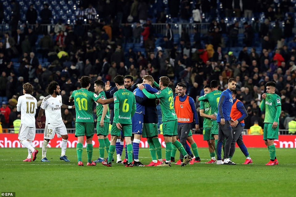 Thua Sociedad trong “cơn mưa bàn thắng”, Real Madrid chia tay Cúp Nhà vua - 13 Thua Sociedad trong “cơn mưa bàn thắng”, Real Madrid chia tay Cúp Nhà vua - 13