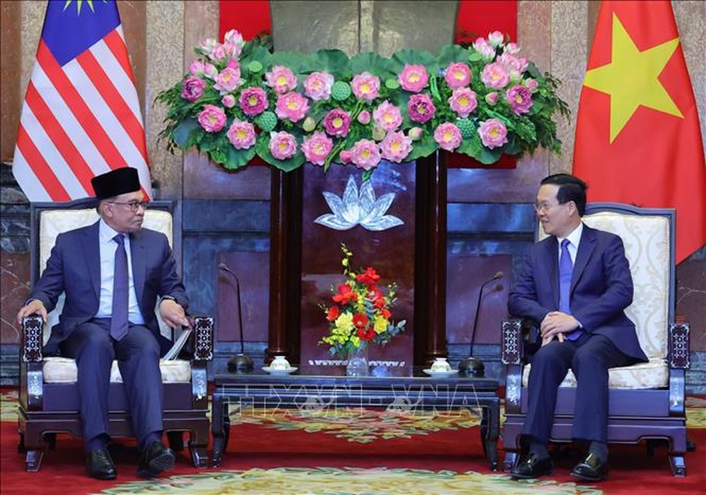 Thủ tướng Malaysia hội kiến Chủ tịch nước Võ Văn Thưởng - 2 Thủ tướng Malaysia hội kiến Chủ tịch nước Võ Văn Thưởng - 2