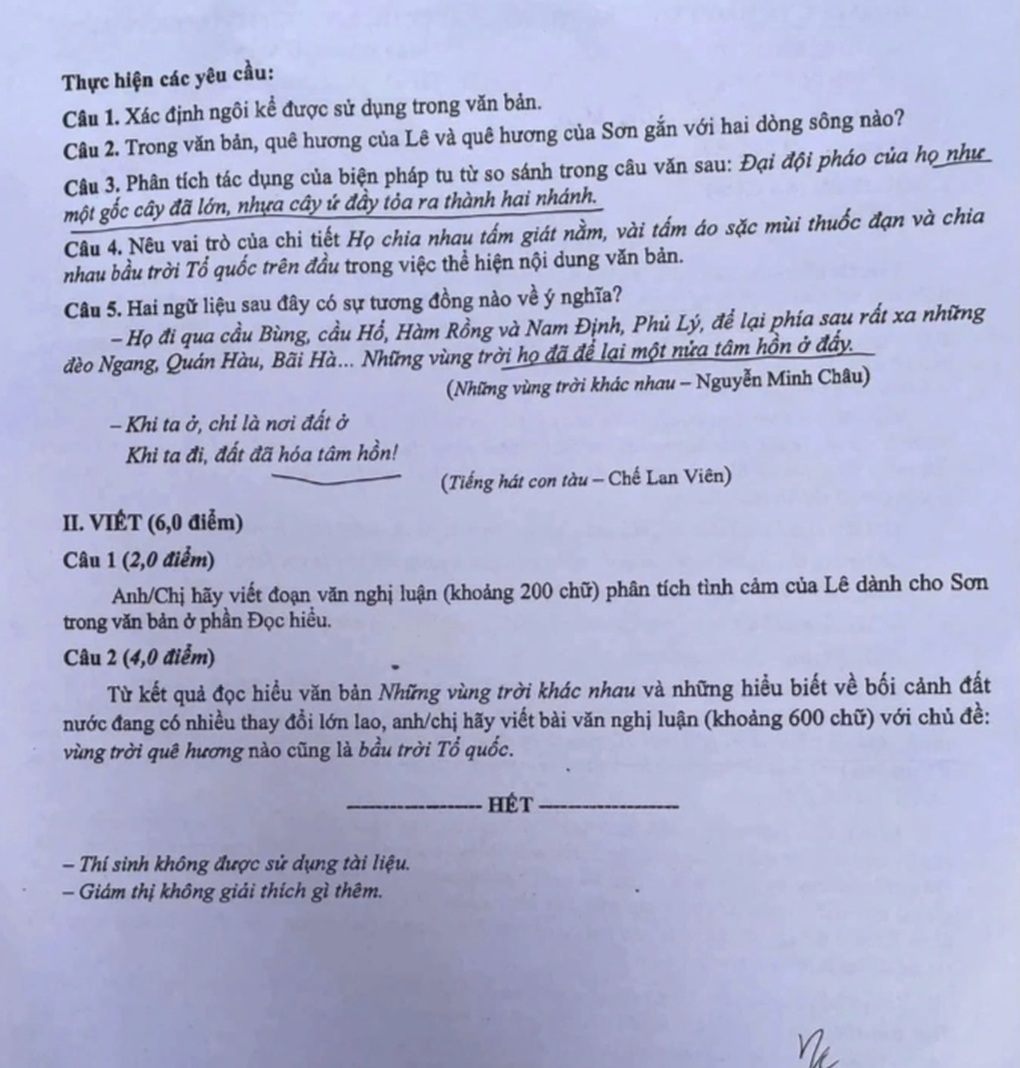 Vì sao đề văn dễ nhưng khó có mưa điểm 8, điểm 9? - 2 Vì sao đề văn dễ nhưng khó có mưa điểm 8, điểm 9? - 2