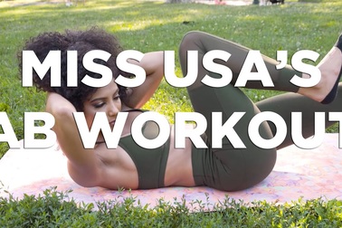 Hoa hậu Mỹ (Miss USA 2019) - Cheslie Kryst chia sẻ cách tập bụng