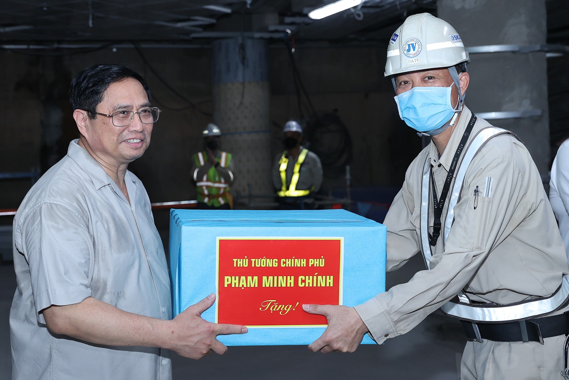 Thủ tướng Phạm Minh Chính thị sát tuyến metro số 1 Bến Thành - Suối Tiên - 6 Thủ tướng Phạm Minh Chính thị sát tuyến metro số 1 Bến Thành - Suối Tiên - 6