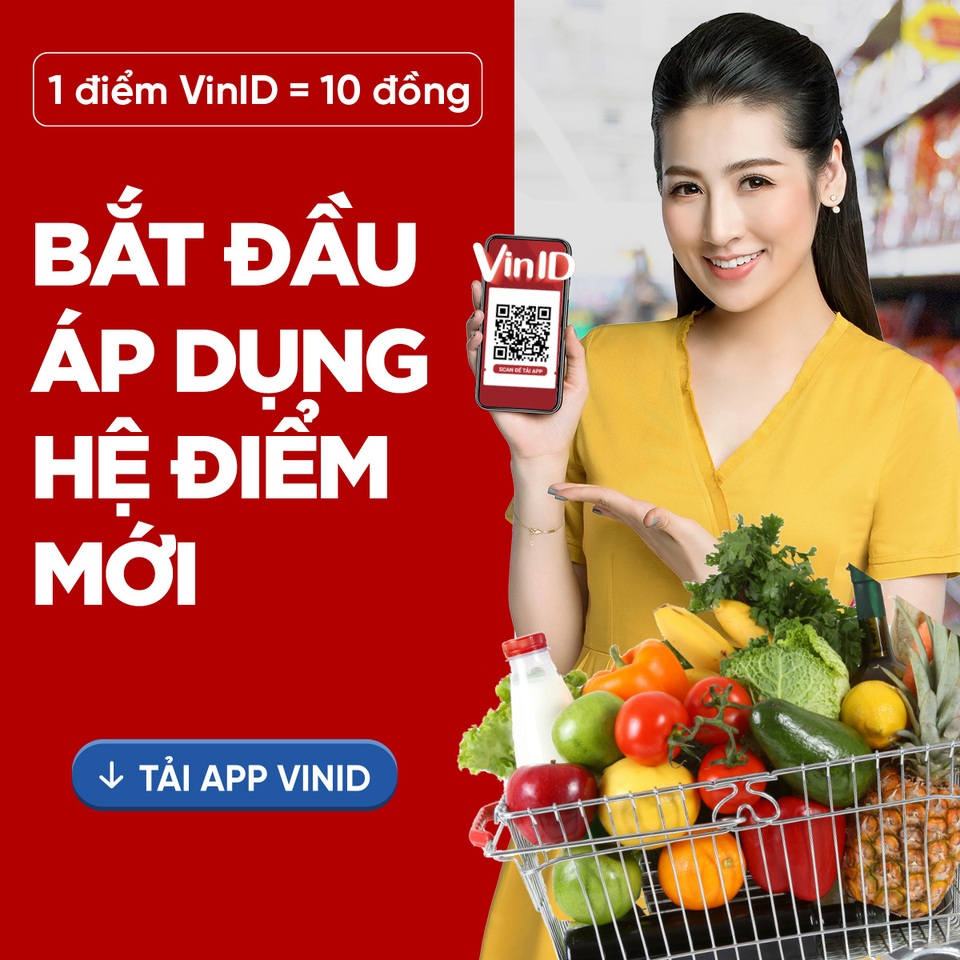 VinID mở rộng tích điểm trên mọi giao dịch từ 1000 đồng - 1 VinID mở rộng tích điểm trên mọi giao dịch từ 1000 đồng - 1