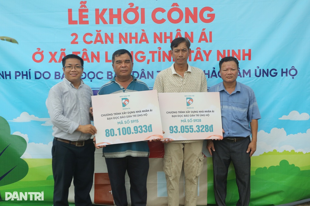 Khởi công 2 nhà Nhân ái ở Tây Ninh: Con cái tôi có nơi học hành ổn định - 1