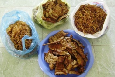 Lưu huỳnh trong măng khô vượt hàng trăm lần mức cho phép  