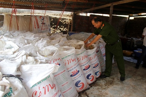 Phát hiện 5 tấn măng tươi tẩm bột không rõ nguồn gốc