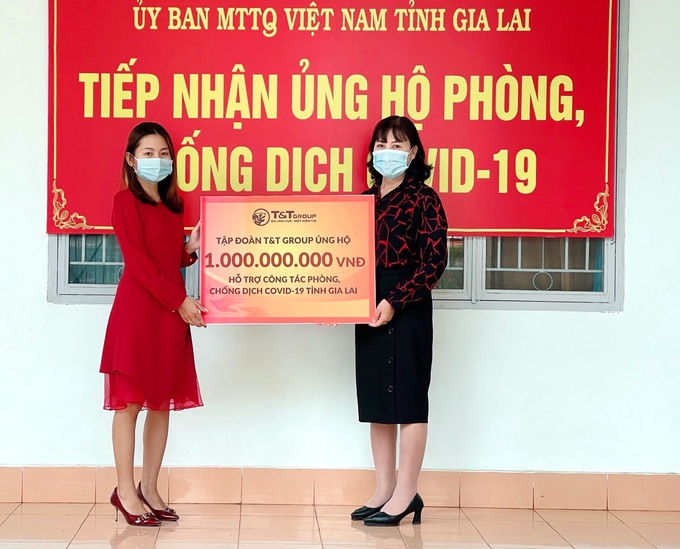 Tập đoàn T&T Group ủng hộ 2 tỷ đồng giúp Gia Lai chống dịch COVID-19 - Ảnh 2.