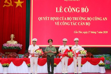 Công an Cần Thơ có 3 tân phó giám đốc