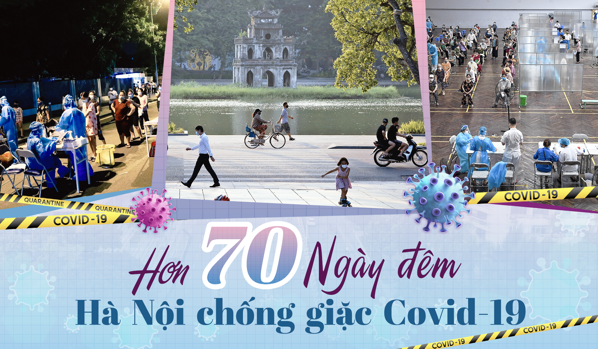 Hơn 70 ngày đêm Hà Nội chống "giặc Covid-19"