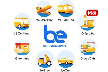 Cuộc đua siêu ứng dụng: BE tăng trưởng 60%, chi tiêu người dùng tăng 30%