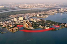 Khu vực mở rộng đường, xây cầu tại hồ Tây vừa được TP Hà Nội phê duyệt