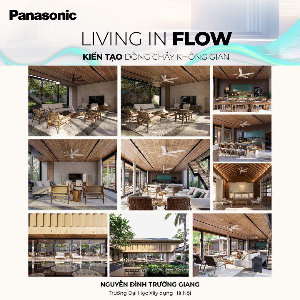 Các tác phẩm xuất sắc tại Cuộc thi thiết kế nội thất Panasonic “Living in Flow” - 3 Các tác phẩm xuất sắc tại Cuộc thi thiết kế nội thất Panasonic “Living in Flow” - 3