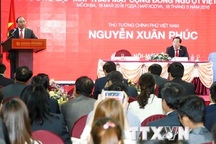 Thủ tướng gặp gỡ cộng đồng người Việt Nam tại Liên bang Nga