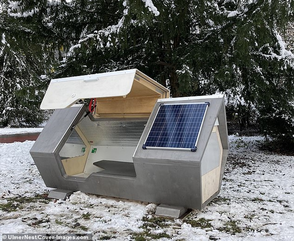 Buồng ngủ mini ấm áp giúp người vô gia cư vượt qua mùa đông - 3