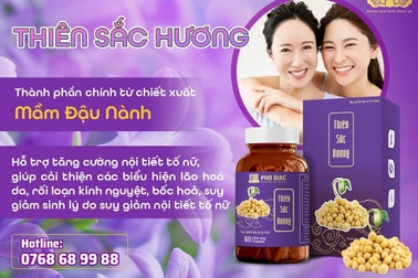 Bổ sung nội tiết tố nữ ngay với Thiên Sắc Hương: Đừng chờ tới khi quá muộn!