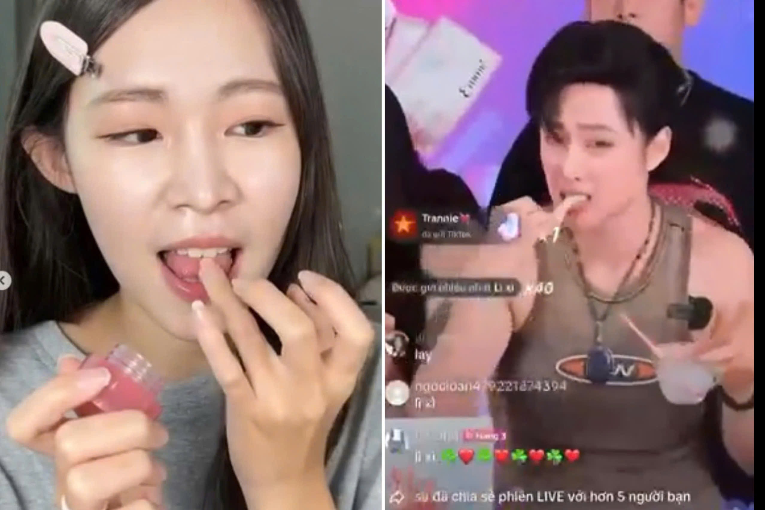 Angela Phương Trinh livestream ăn mặt nạ: Quảng cáo sốc, hệ lụy khó lường