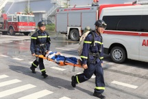 Ninh Bình: 400 người chữa đám cháy giả định tại nhà máy sản xuất ô tô