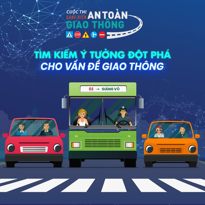 Còn 4 ngày nữa sẽ ngừng nhận bài thi Sáng kiến An toàn giao thông - 2