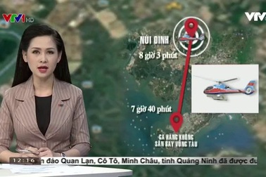 Tìm thấy thi thể 3 quân nhân trong vụ trực thăng rơi tại Bà Rịa - Vũng Tàu