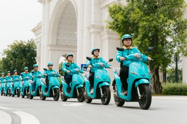 Dàn xe dịch vụ Xanh SM Bike xuất hiện trên nhiều đường phố Hà Nội