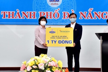 Bia Larue tiếp lửa lạc quan, tiếp sức cho miền Trung ruột thịt