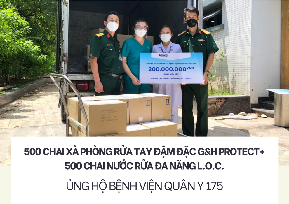 AMWAY Việt Nam ủng hộ các sản phẩm chăm sóc sức khỏe cho phòng, chống Covid-19 phía Nam - 3 AMWAY Việt Nam ủng hộ các sản phẩm chăm sóc sức khỏe cho phòng, chống Covid-19 phía Nam - 3