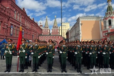 Đoàn quân đội Việt Nam tổng duyệt trên Quảng trường Đỏ trước lễ duyệt binh