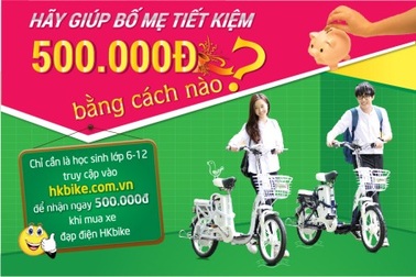 Hấp dẫn quà tặng đặc biệt từ hãng xe điện dành riêng cho học sinh