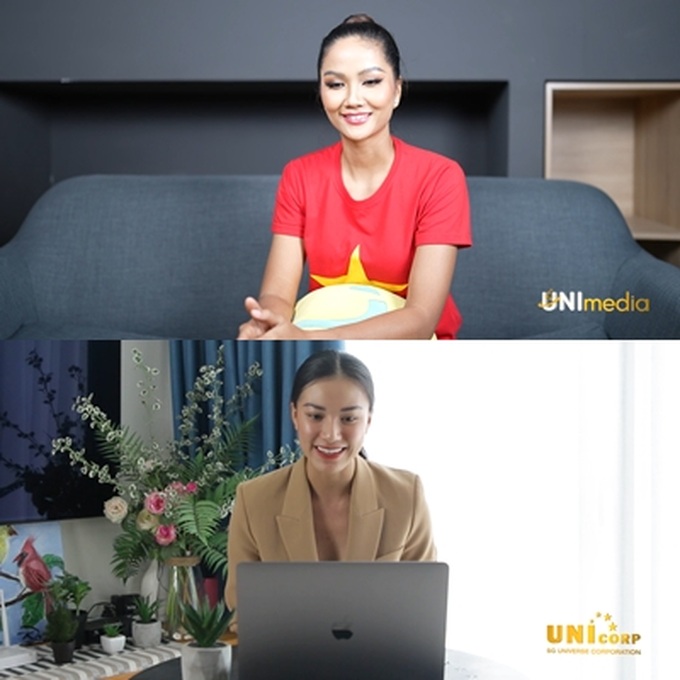 Hoa hậu H'Hen Niê chấn chỉnh đại diện Việt Nam tại Miss Universe 2021 về cách nói chuyện nửa Tây nửa Ta thông qua hình thức gọi điện trực tuyến trong thời gian giãn cách.