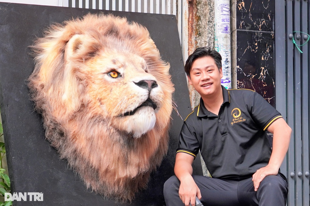 Chú hổ như thật gây xôn xao ở TPHCM, chủ nhân nói trăm triệu không bán - 5 Chú hổ như thật gây xôn xao ở TPHCM, chủ nhân nói trăm triệu không bán - 5