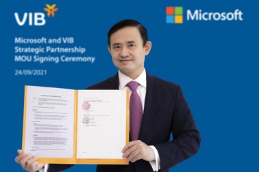 VIB hợp tác Microsoft tạo bứt phá tốc độ dịch vụ và đổi mới sáng tạo