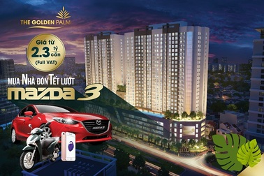 Mua nhà đón Tết, lướt Mazda 3 cùng The Golden Palm