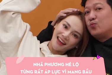 Nhã Phương hé lộ từng rất áp lực vì mang bầu trước khi cưới Trường Giang