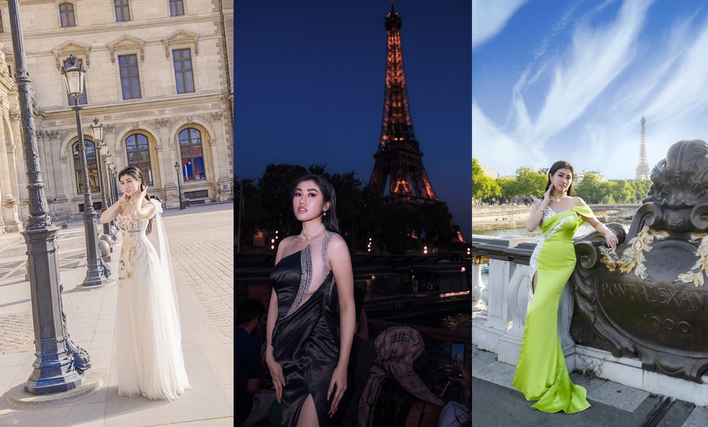 Hoa hậu Emily Hồng Nhung kiêu sa giữa Paris - 5 Hoa hậu Emily Hồng Nhung kiêu sa giữa Paris - 5
